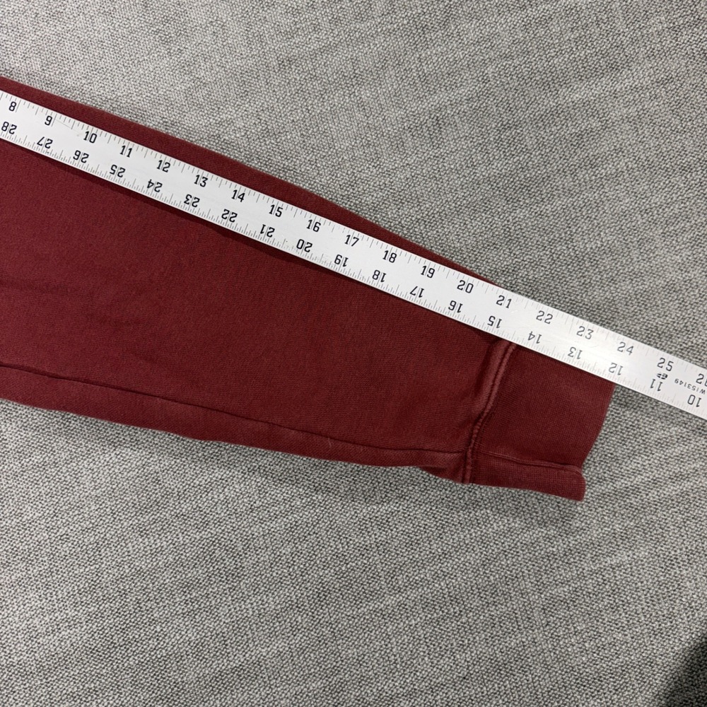 Levis Full Zip Hoodie Mens XL Burgundy Excellent Standard Fit Red Tab Logo - Picture 7 of 8